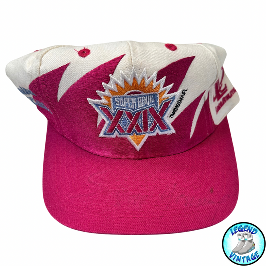 Super Bowl XXIX Shark Tooth Hat Pink