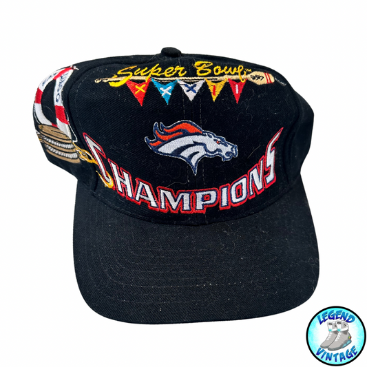 Denver Broncos Super Bowl XXXII Hat Black