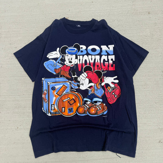 Mickey And Minnie Mouse Bon Voyage Shirt