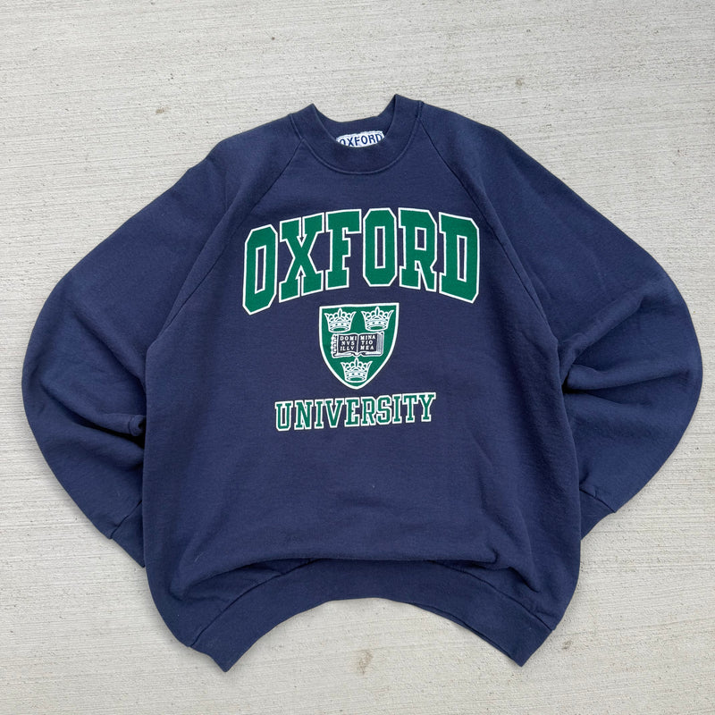 90s Oxford University Spellout Crewneck