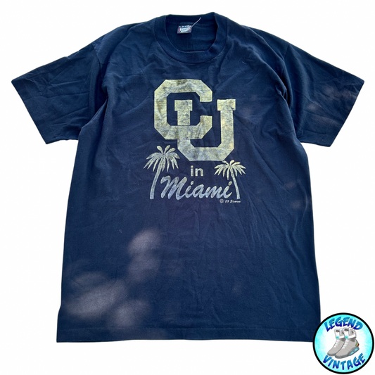 Colorado CU Buffs VS Miami Tee Gold