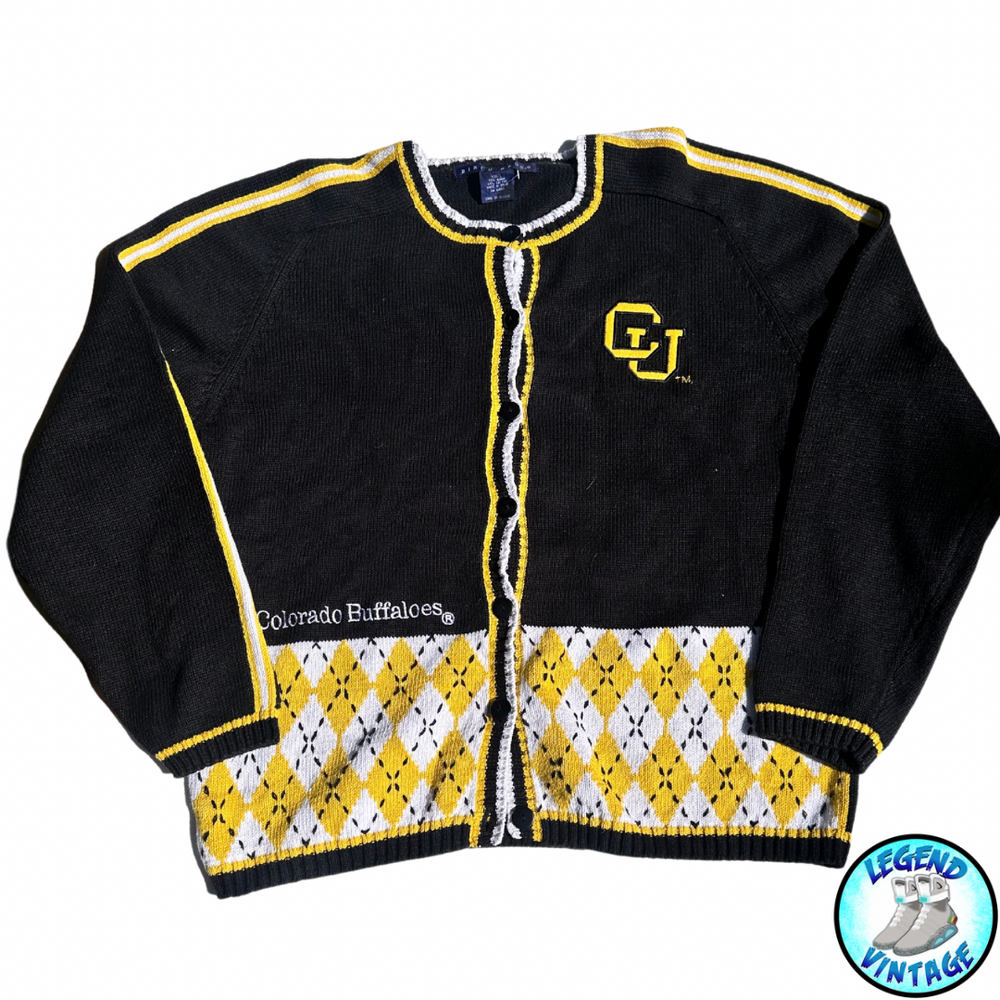 Colorado CU Buffs Sweater Vest Spellout/Logo