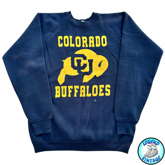 Colorado CU Buffs Faded Yellow Spellout