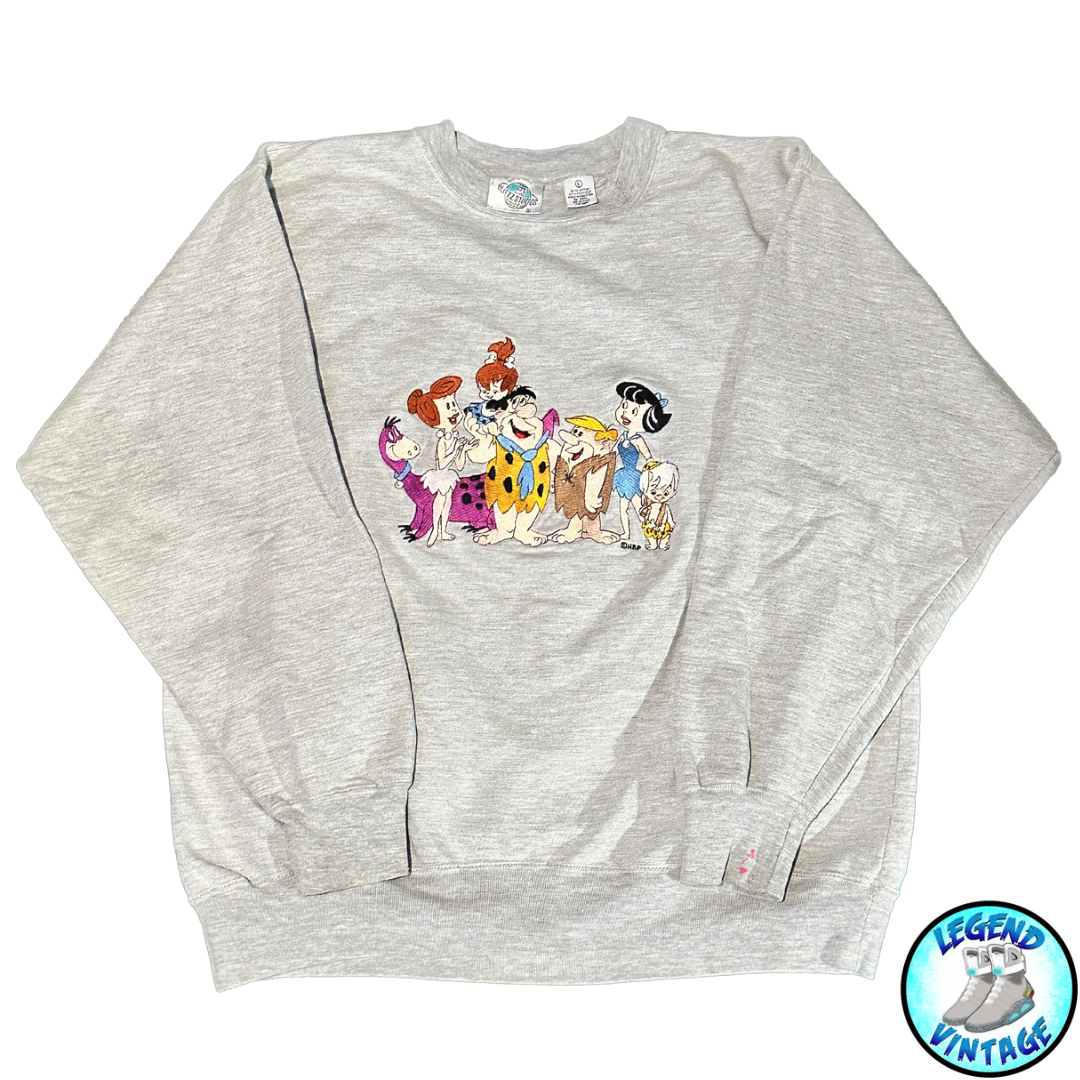 Flintstones Embroidered Crewneck