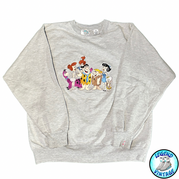 Flintstones Embroidered Crewneck