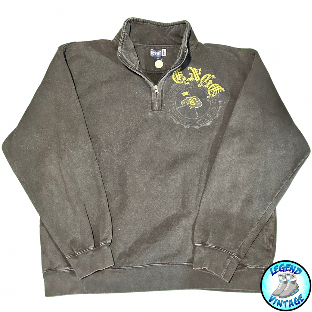 Colorado Buffs Y2K Zip-Up Crewneck