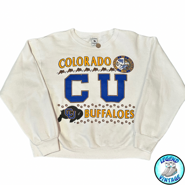 Colorado Buffs Blue CU Print Crewneck