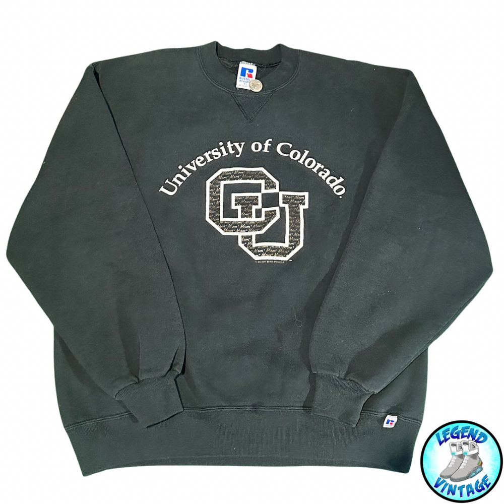 Colorado Buffs Mom Crewneck Black