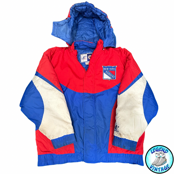 New York Rangers Logo Athletics Jacket