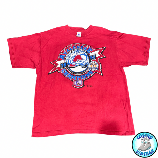 Colorado Avalanche Conference Logo T-shirt