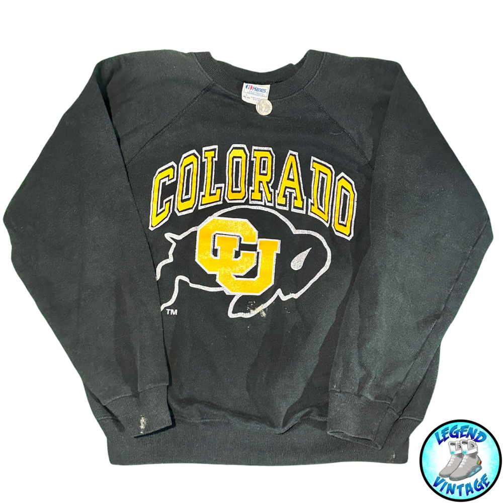 Colorado Buffs Fade Print Crewneck