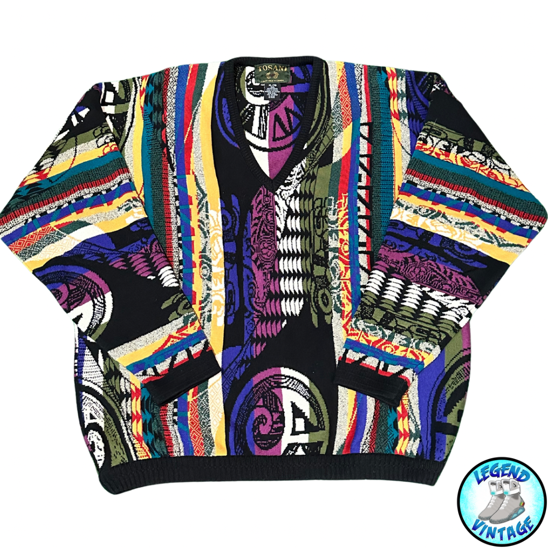 Coogi Style Tosani Rainbow Crewneck