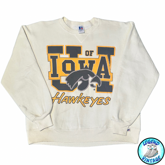 Iowa Hawkeyes Bold Print Crewneck