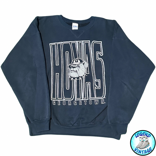 Georgetown Hoyas Big Print Crewneck