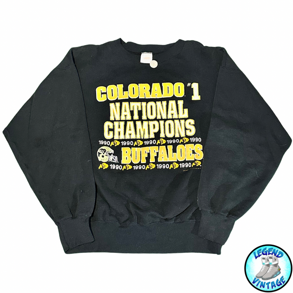 Colorado Buffs National Champs Spellout Crewneck