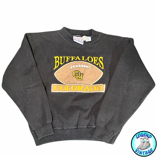 Colorado Buffs Kids Football Crewneck