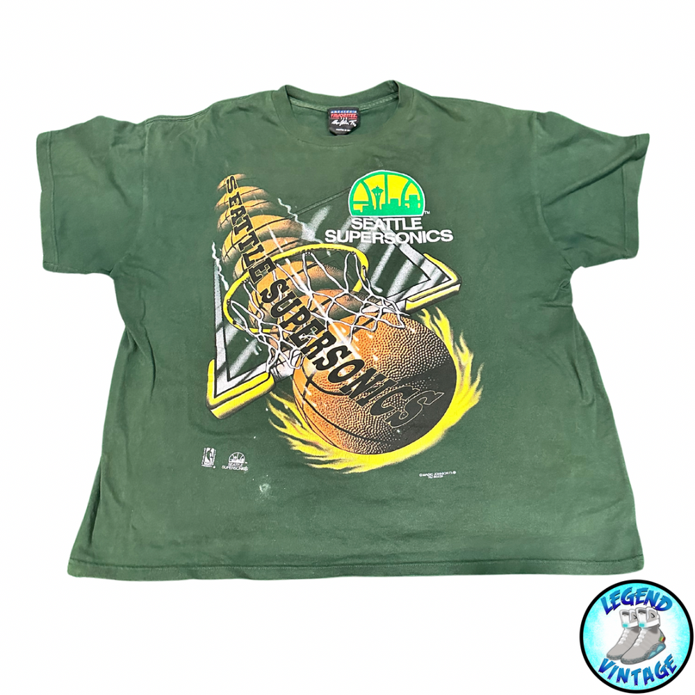 Seattle Supersonics T-shirt Fireball