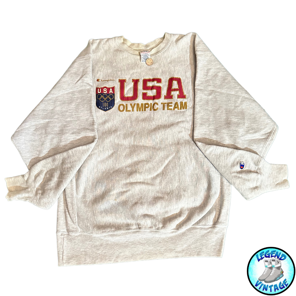 USA Olympics Team Reverse Weave Crewneck