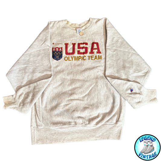 USA Olympics Team Reverse Weave Crewneck