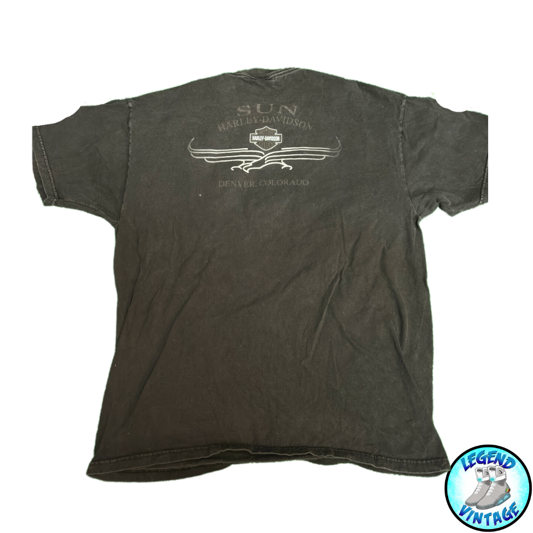 Harley Davidson Spellout Metal T-shirt